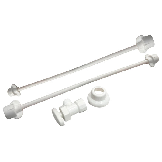 Acoples para Lavamanos y Lavaplatos 1/2 X 1/2 + Válvula Reguladora doble