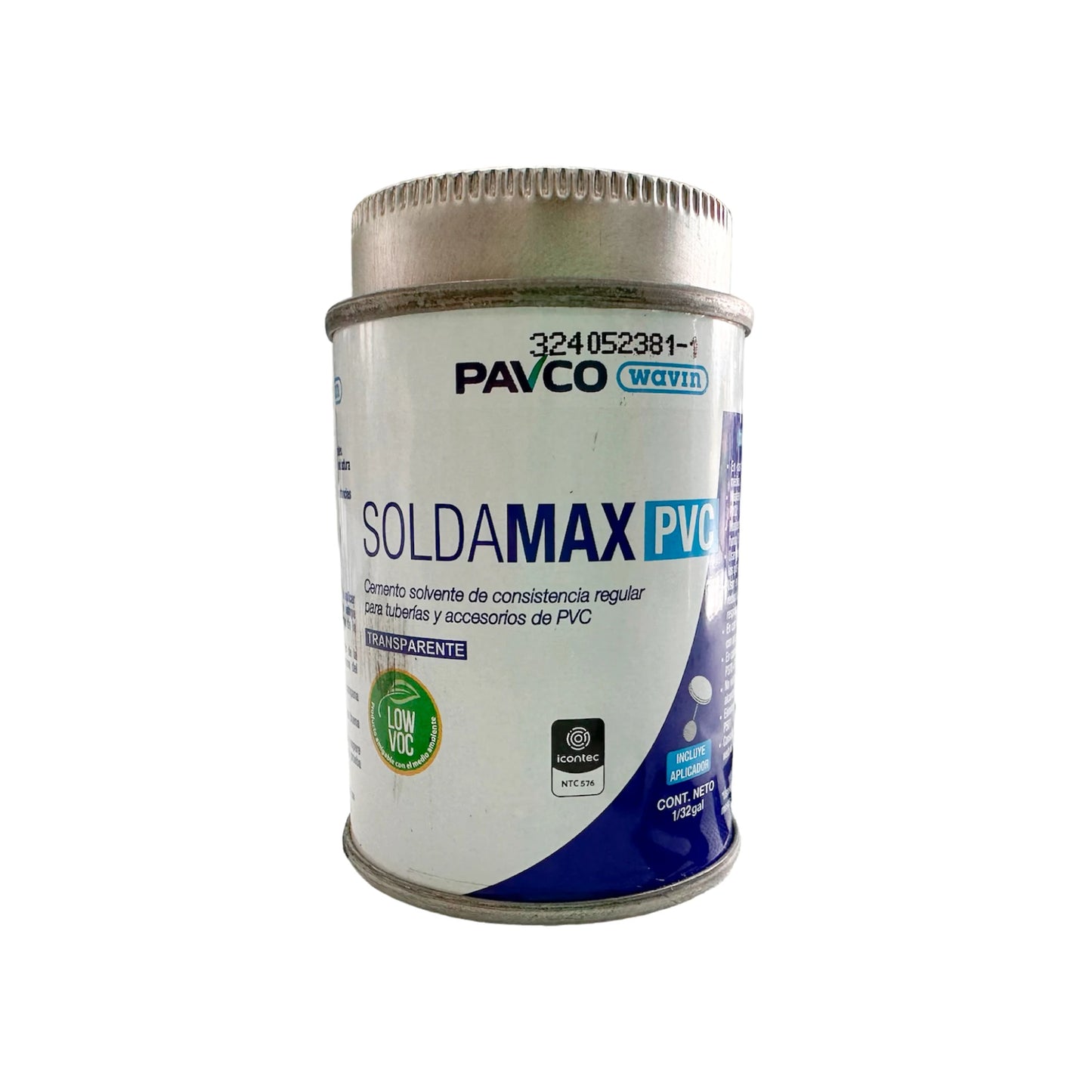 Soldadura PVC LOW VOC 1/32 Gal