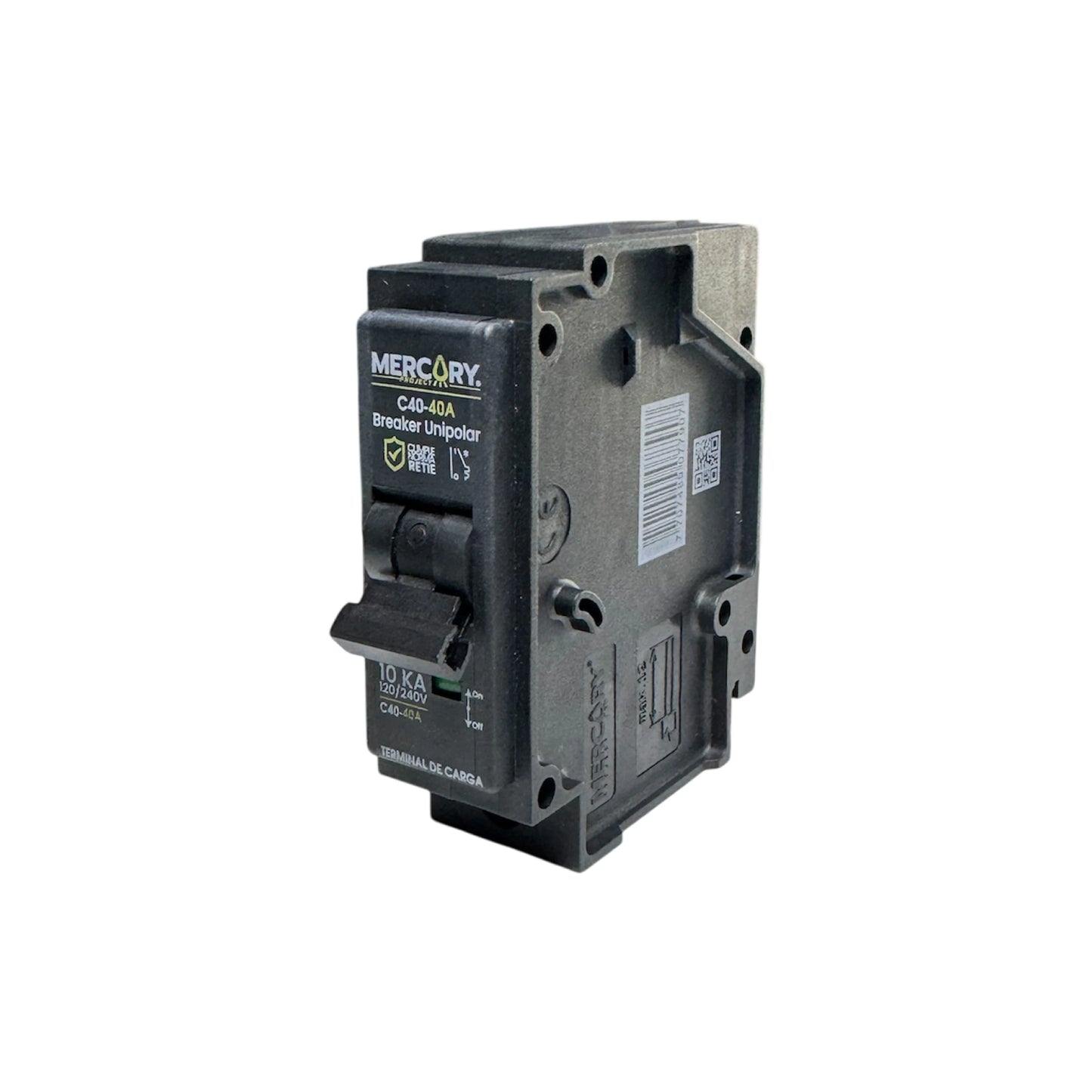 Breaker Negro L7 Project 1P 40A Enchufable