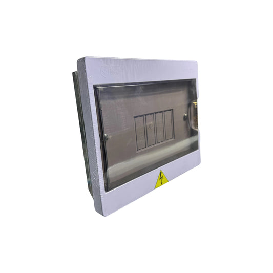 Tablero Eléctrico Bifásico 4P con Puerta de Policarbonato