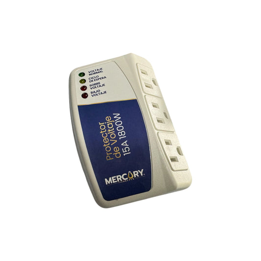 Protector de Voltaje 15A 1800W 120V 3 Salidas