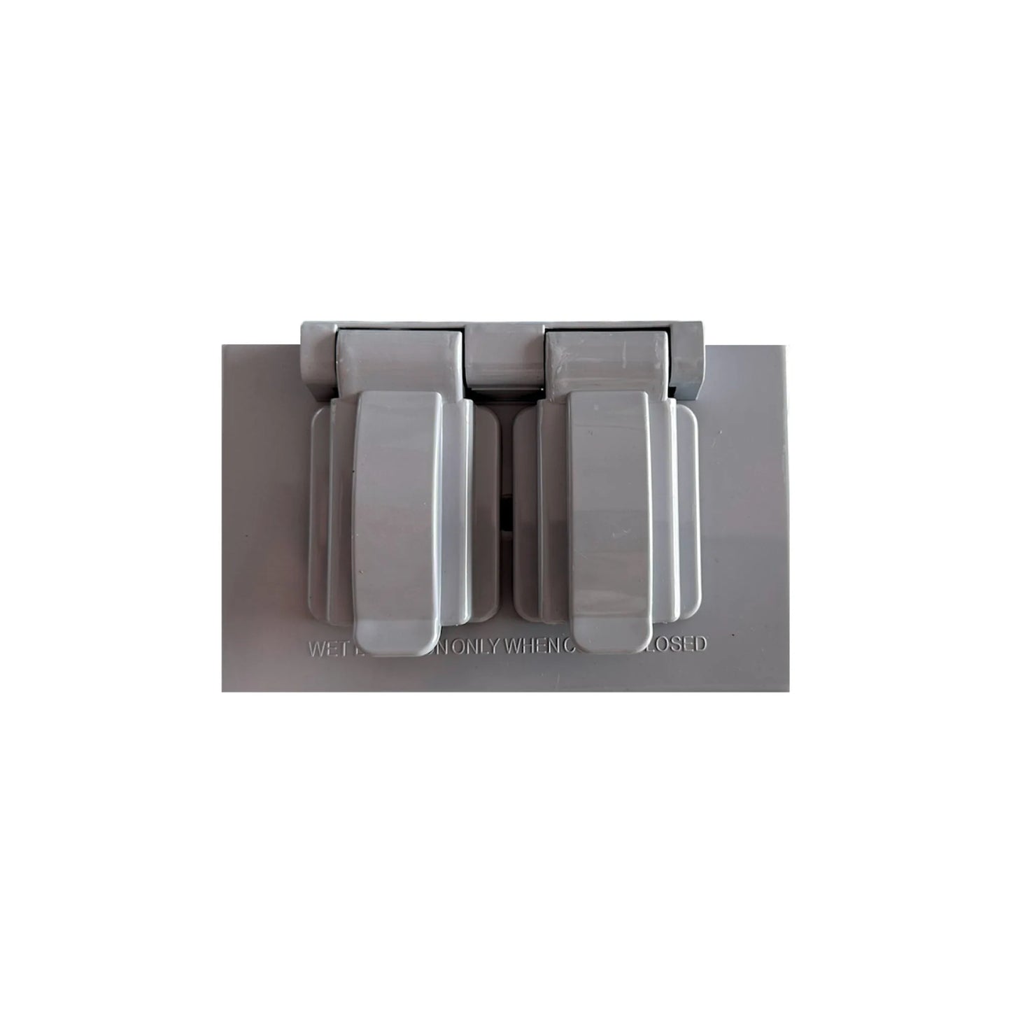 Tapa Gris para Intemperie Tomacorriente de 15A