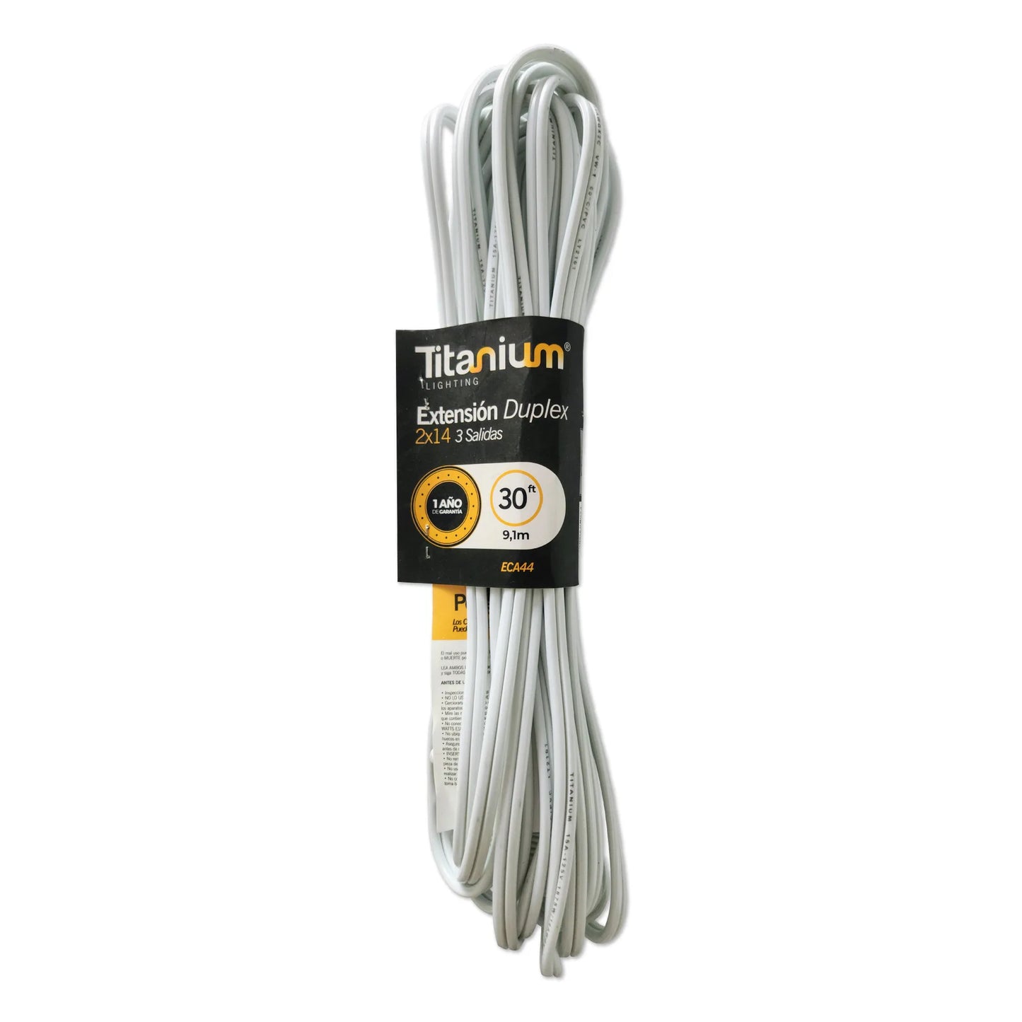 Extensión Eléctrica Dúplex 2X14 30FT 9,1M