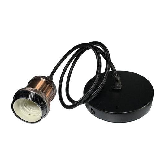 Portalámpara Colgante Vintage Color Cobre