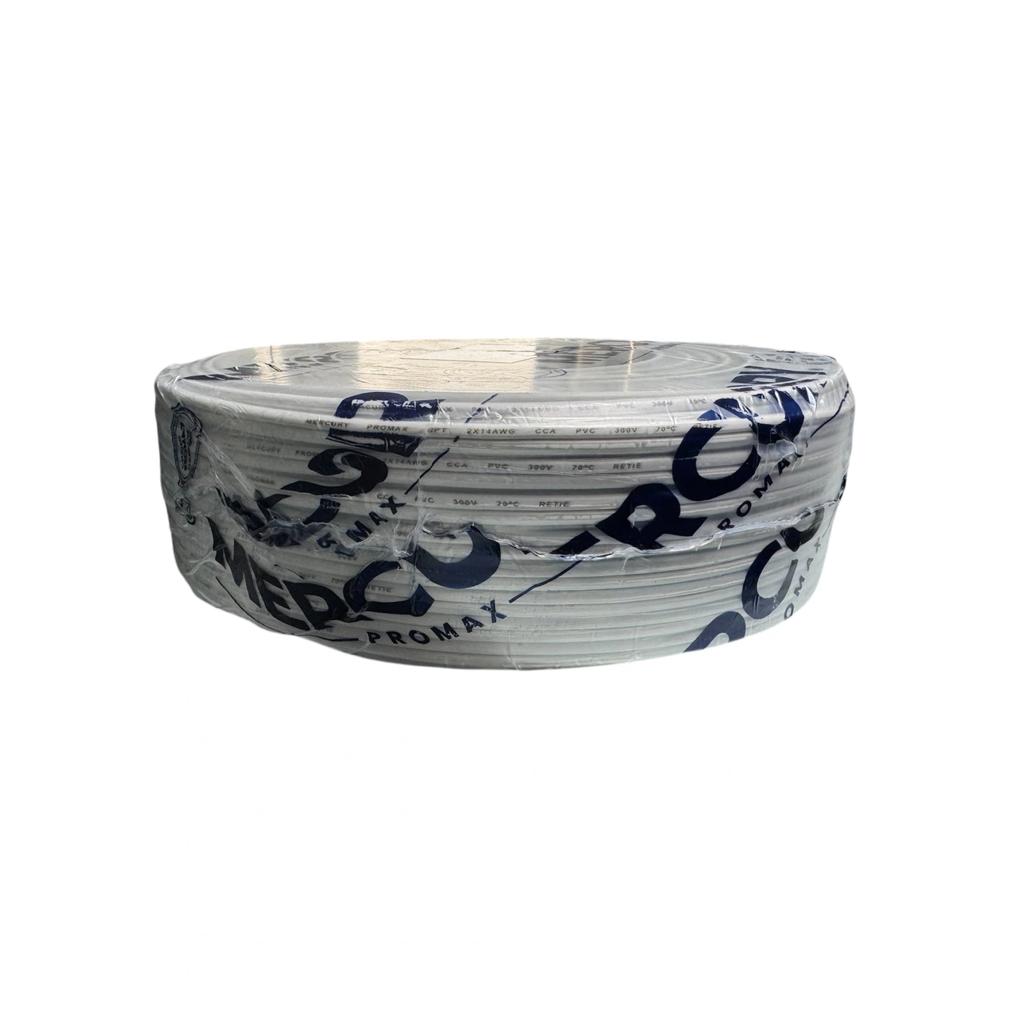 Cable Dúplex Blanco SPT 2x14AWG CCA Rollo x 100m