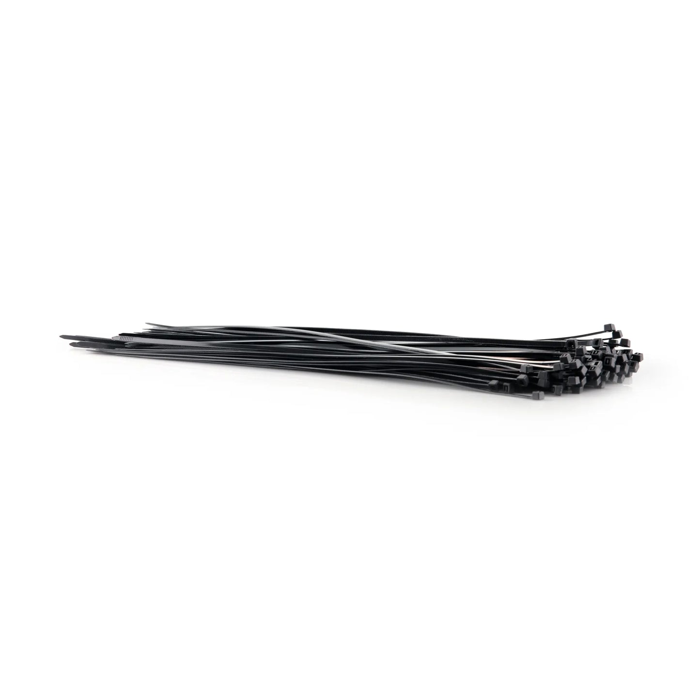 Amarre Plástico en Nylon 40 cm x 5 mm Negro Bolsa 100 UND