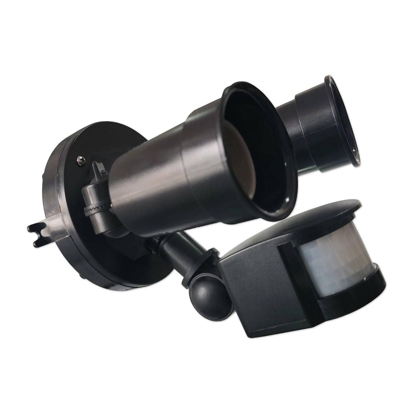 Sensor para Exterior 180° Negro 2 Bombillos