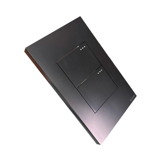 INTERRUPTOR DOBLE CONMUTABLE BLACK LUXURY