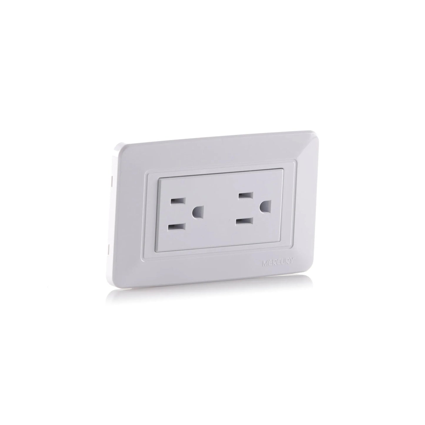 Toma Doble con Polo a Tierra Blanca