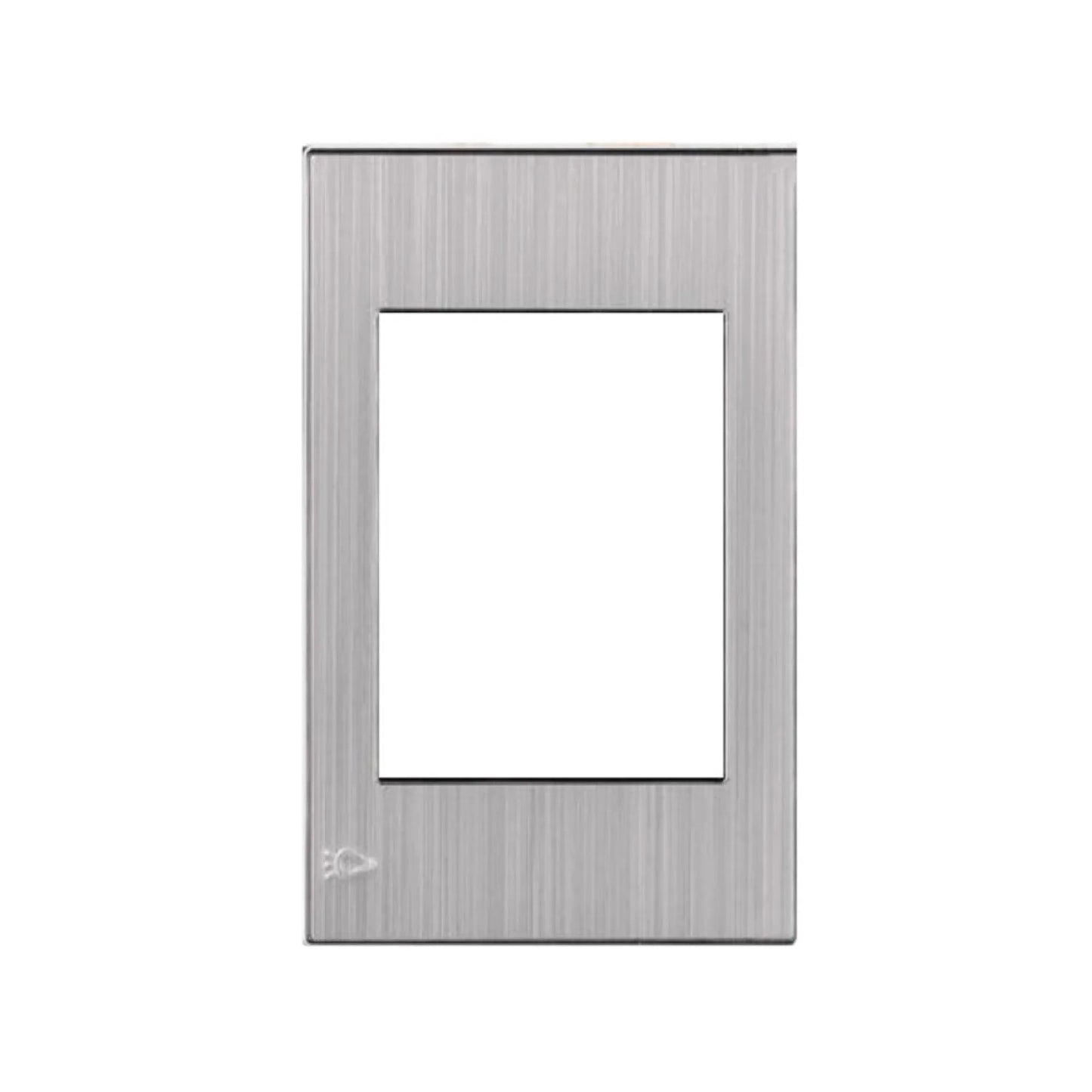 Placa Línea Premium Stainless + Chrome Acero