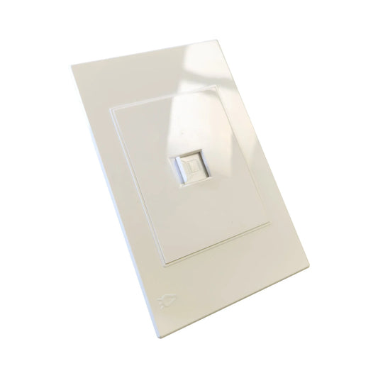 Toma RJ45 Premium White