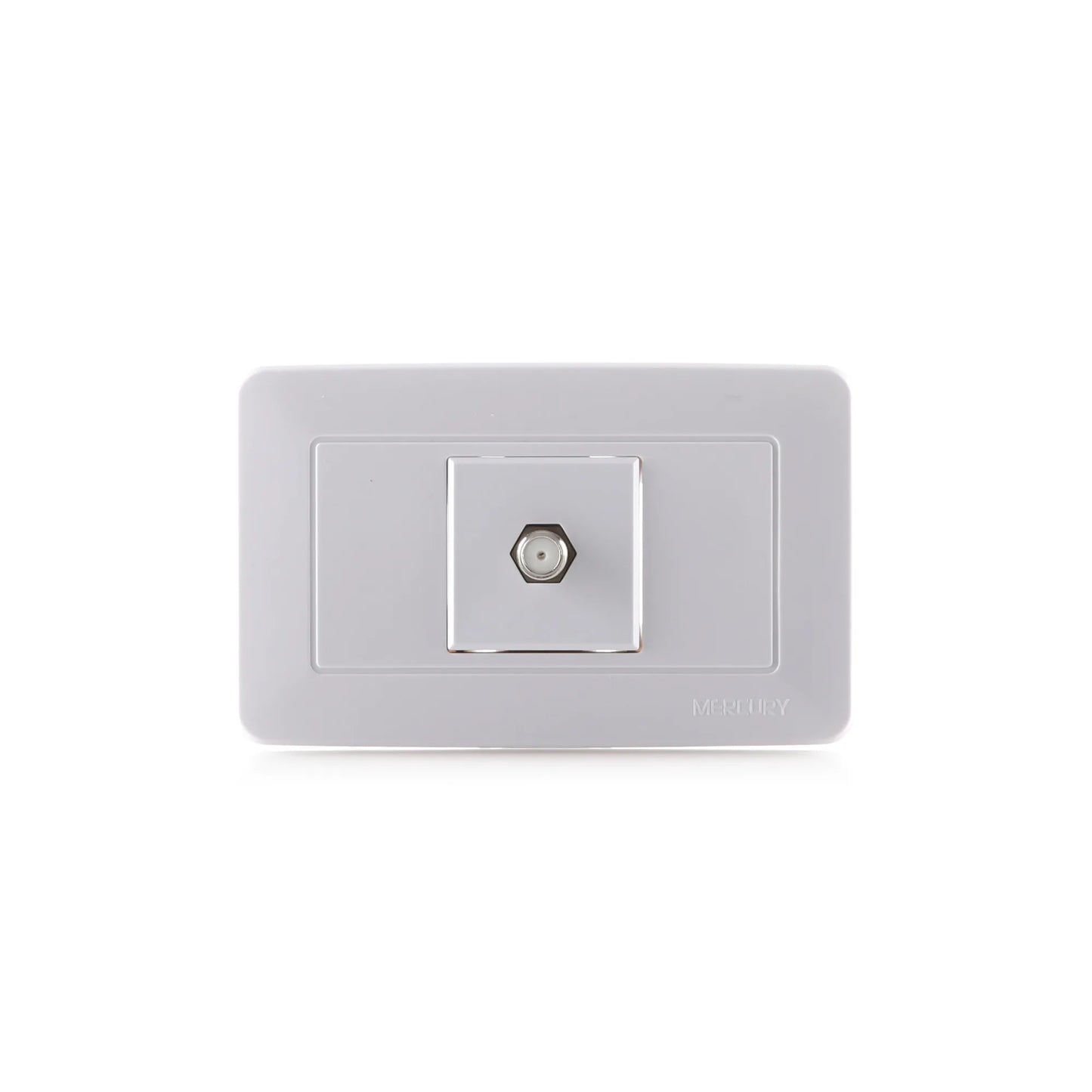 Toma Coaxial Blanca