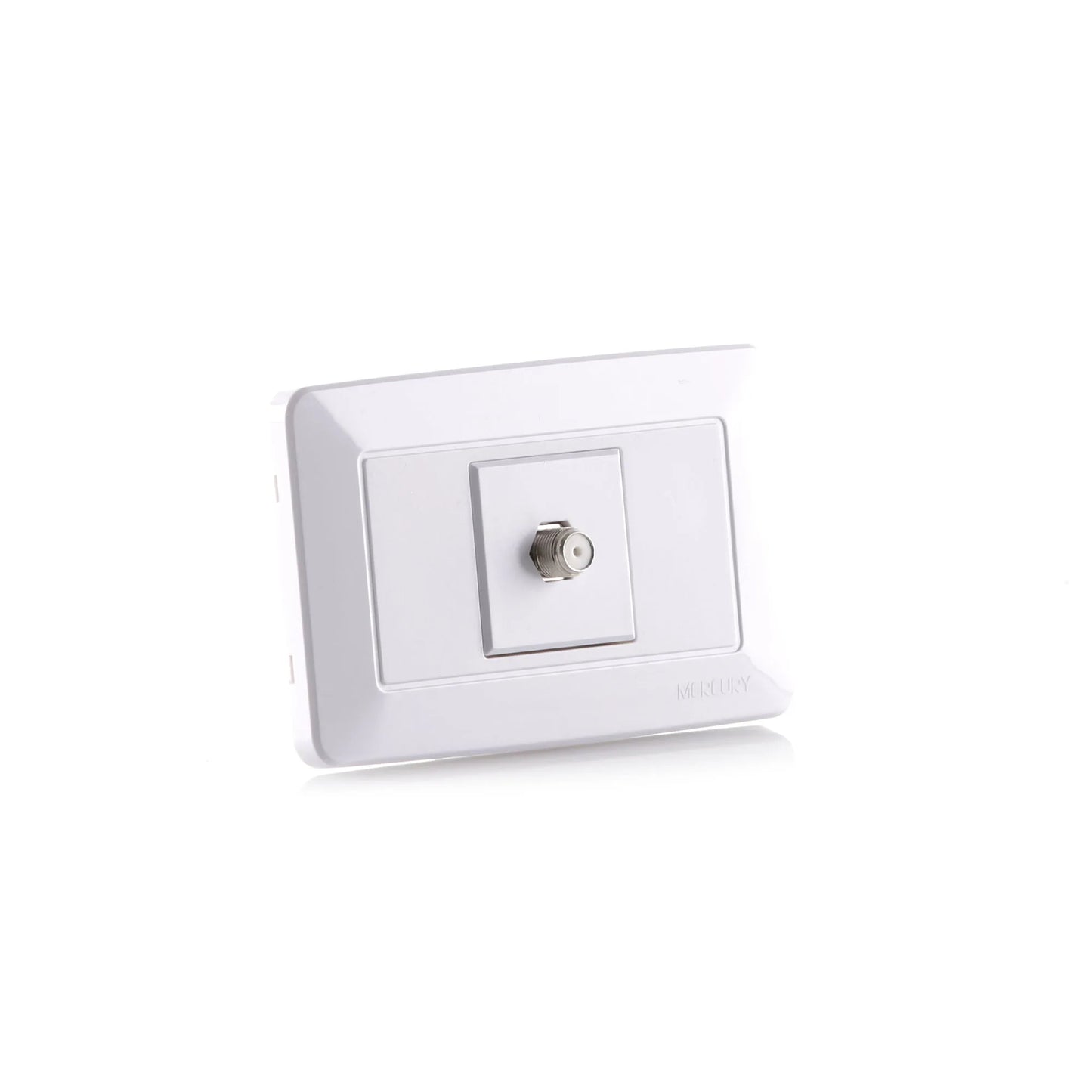 Toma Coaxial Blanca