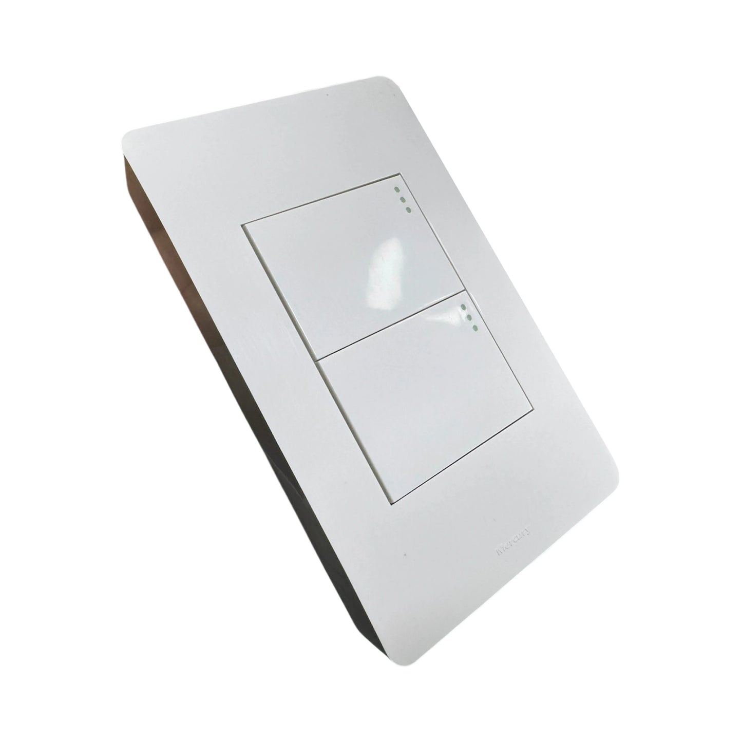 Interruptor Doble Bianco Capri