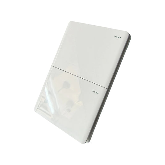 Interruptor Doble Línea Infinity White