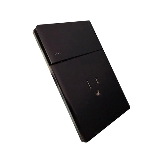 Toma e Interruptor Línea Infinity Black