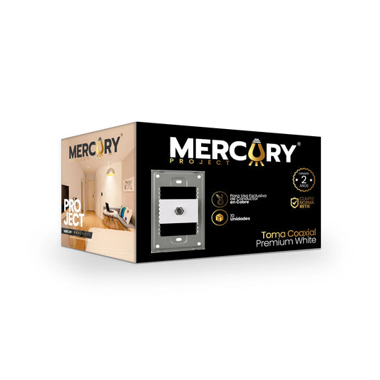 Toma Coaxial Premium White