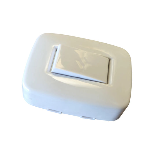 Interruptor Sencillo de Sobreponer Basic Blanco