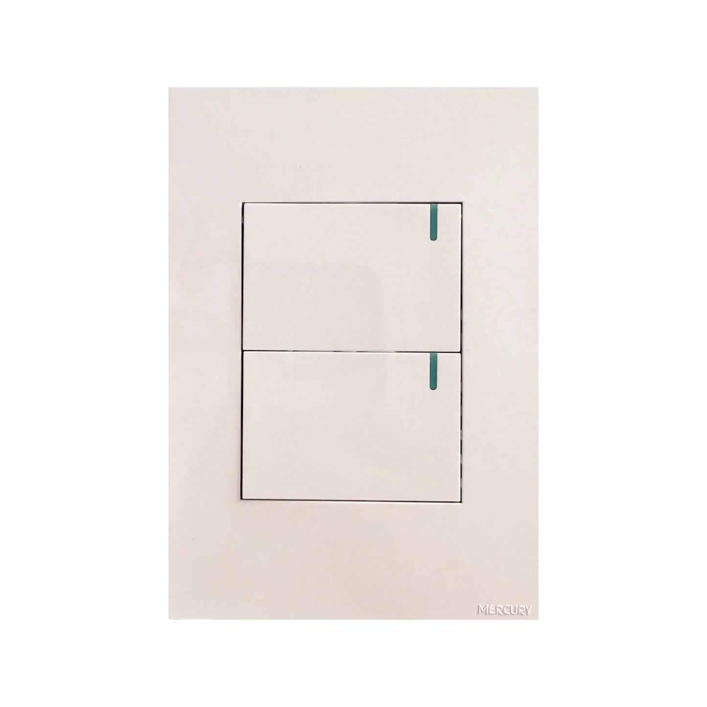 Interruptor Doble Conmutable White Luxury