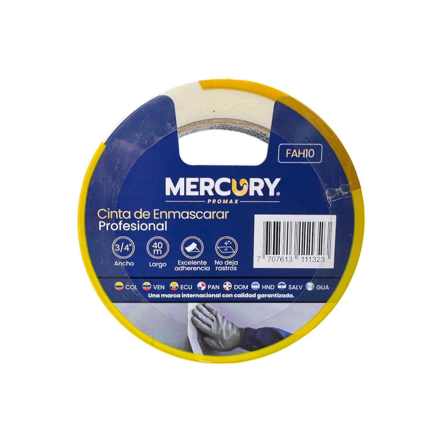Cinta de Enmascarar Profesional 3/4" de 40m