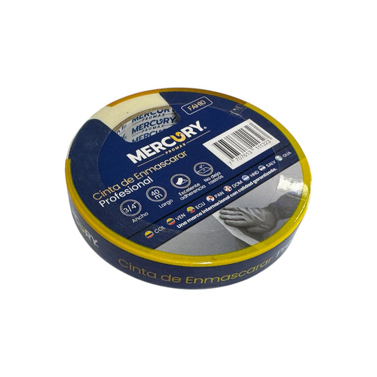Cinta de Enmascarar Profesional 3/4" de 40m