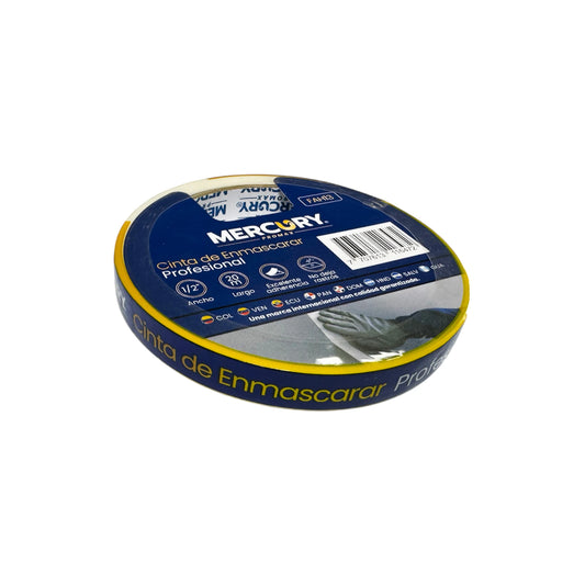Cinta de Enmascarar Profesional 1/2" de 20m