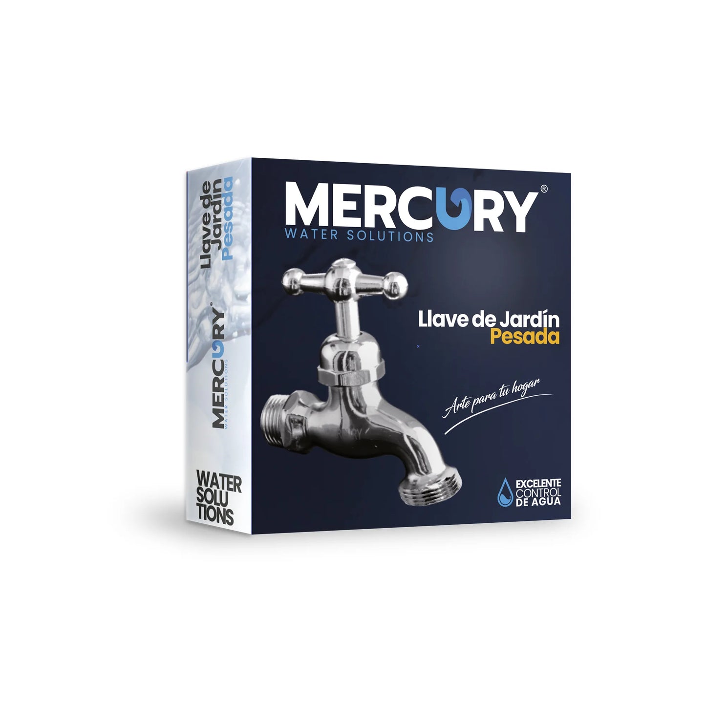 Llave Jardín 1/2" Pesada Cromada