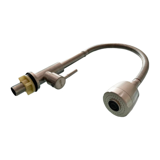 Llave Lavaplatos Mesón Flexible Premium Acero Inoxidable