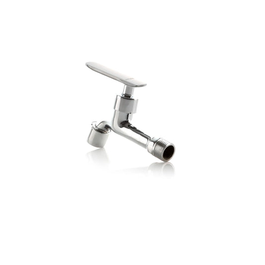 Llave Jardín Premium Palanca y Cuerpo Metálico Cromado