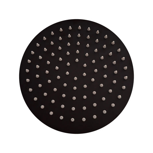 Ducha Redonda 8" Negro Mate
