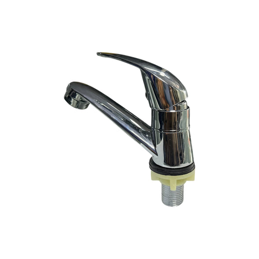 Llave Lavamanos Sencilla Cromada de Palanca