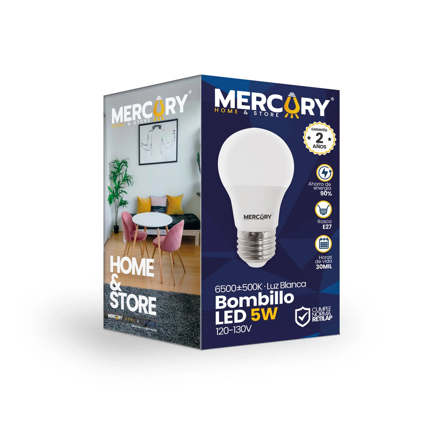 Bombillo LED 5W Luz Blanca