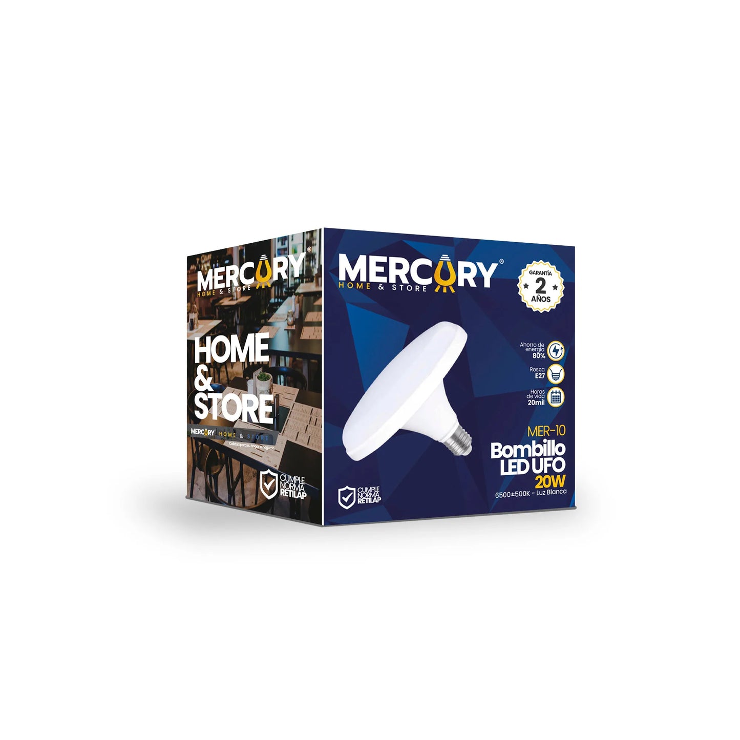 Bombillo LED UFO 20W Luz Blanca