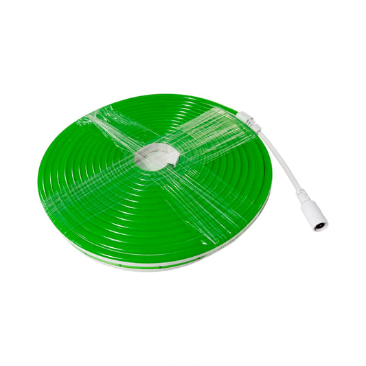 Cinta LED Neón Flex 12V 5M Verde