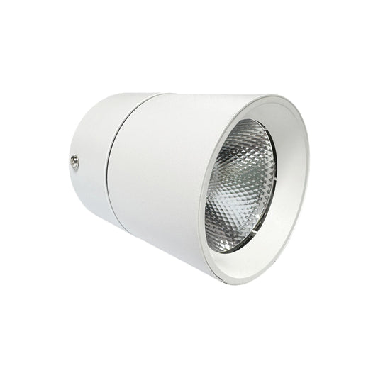 Spot Giratorio Cilíndrico LED Blanco 20W Luz Cálida