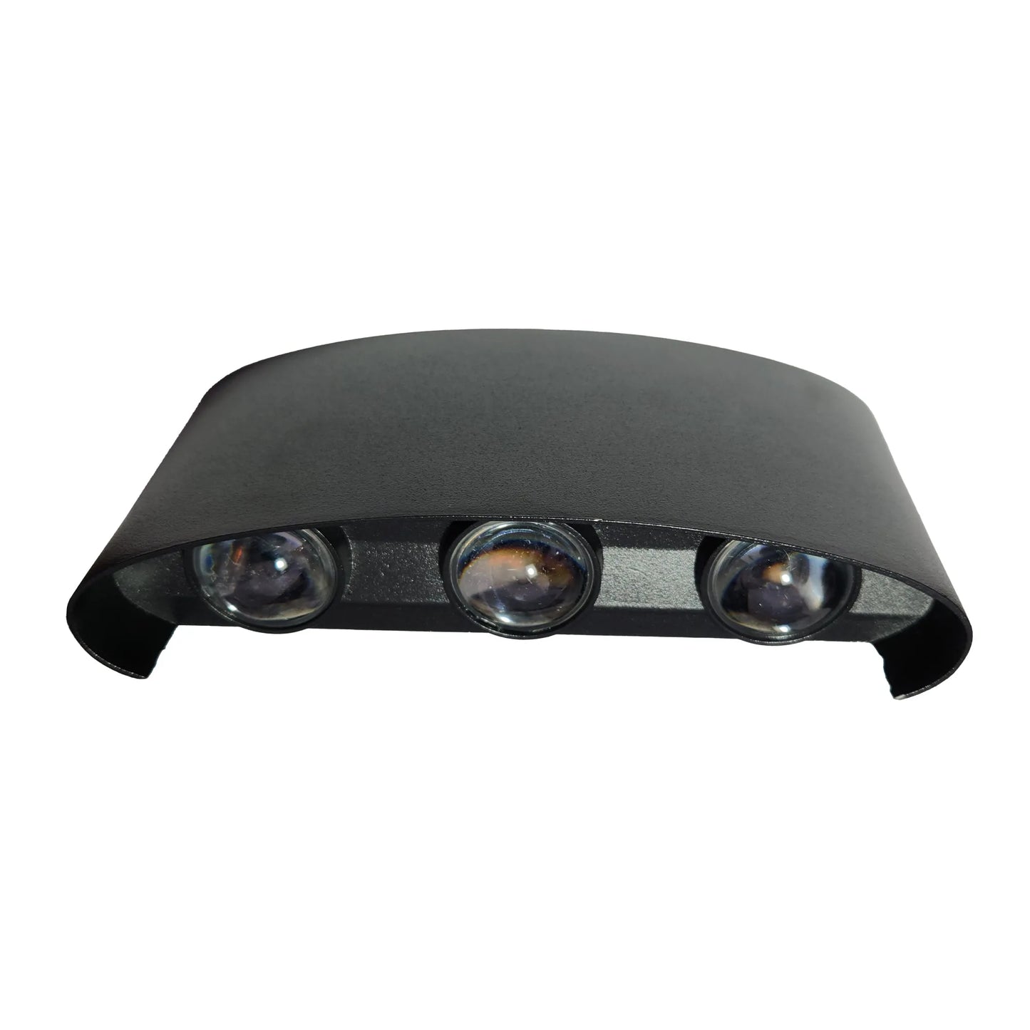 Aplique LED Up & Down 6W Negro Luz Cálida