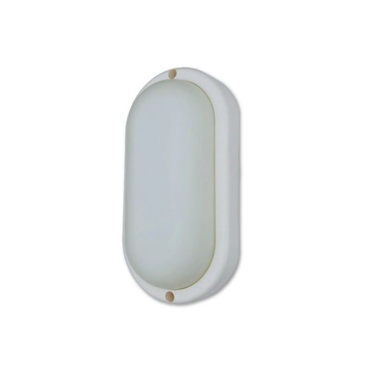 Tortuga LED Lisa Blanca 12W Luz Cálida