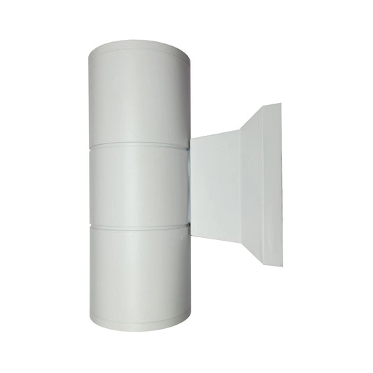 Aplique de Pared GU10 X2 Cilindro Blanco