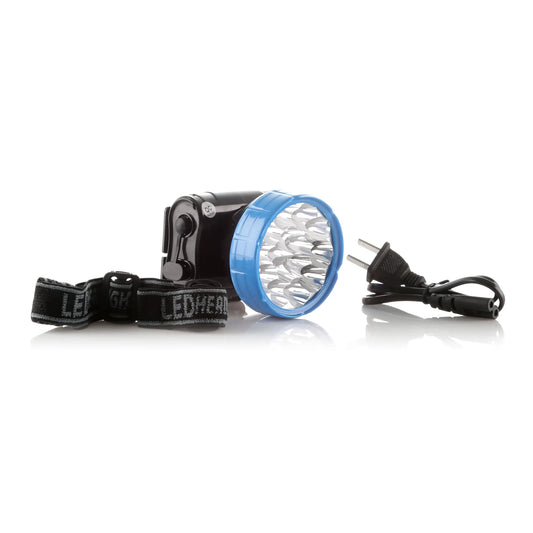 Linterna Recargable 15LED Tipo Minero