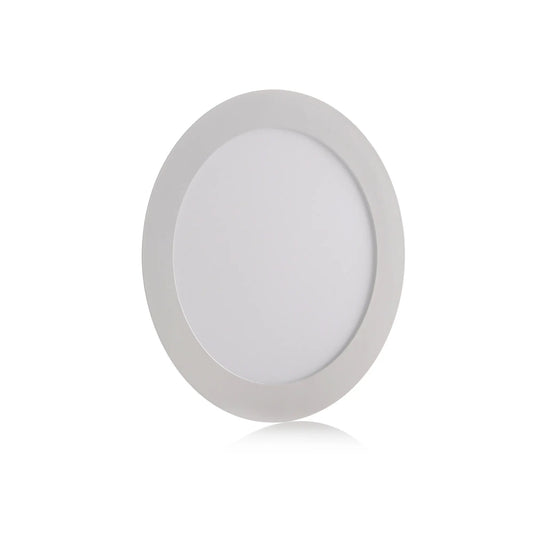 Panel LED Redondo de Incrustar 12W 6" Luz Blanca