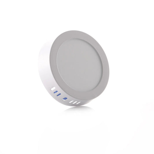 Panel LED Redondo de Sobreponer 6W 4" Luz Blanca