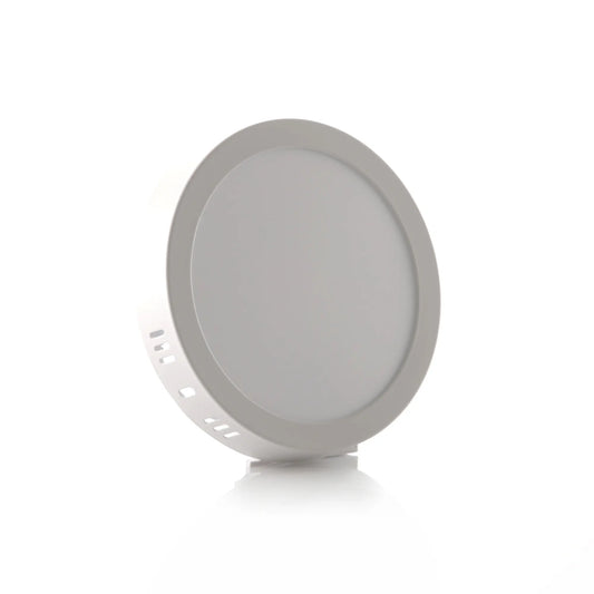 Panel LED Redondo de Sobreponer 12W 6" Luz Blanca