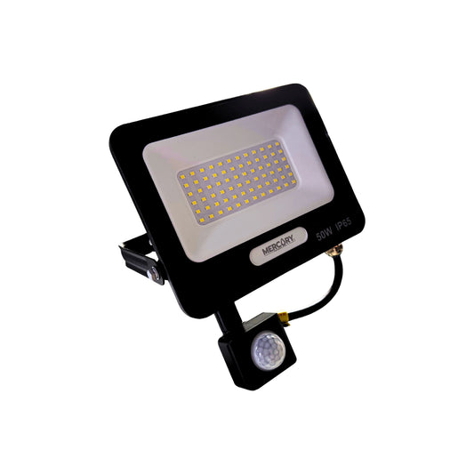 Reflector LED 50W con Sensor de Movimiento Luz Blanca