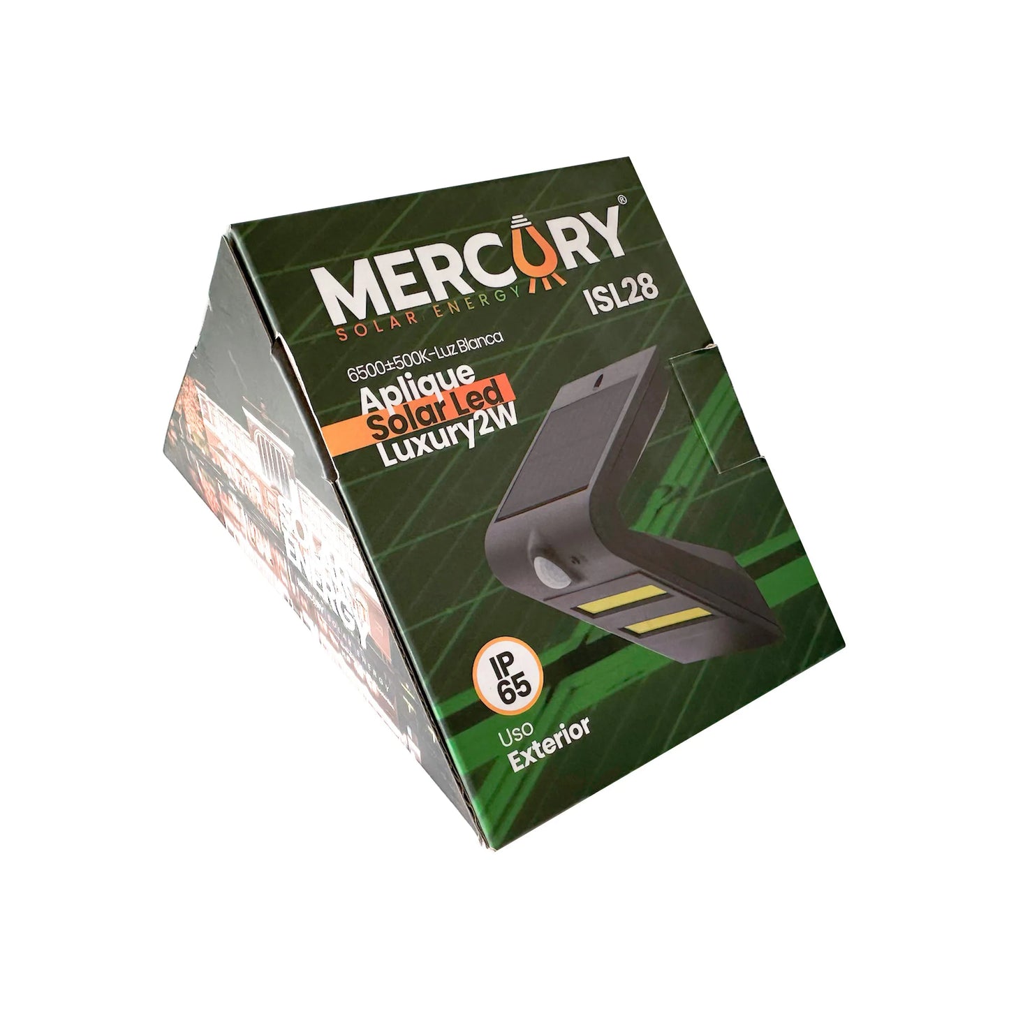 Aplique Solar LED Luxury 2W con Sensor