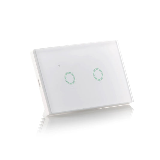 Interruptor Doble Smart Home Touch White Wifi