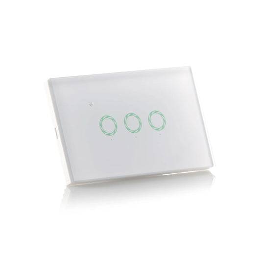 Interruptor Triple Smart Home Touch White Wifi