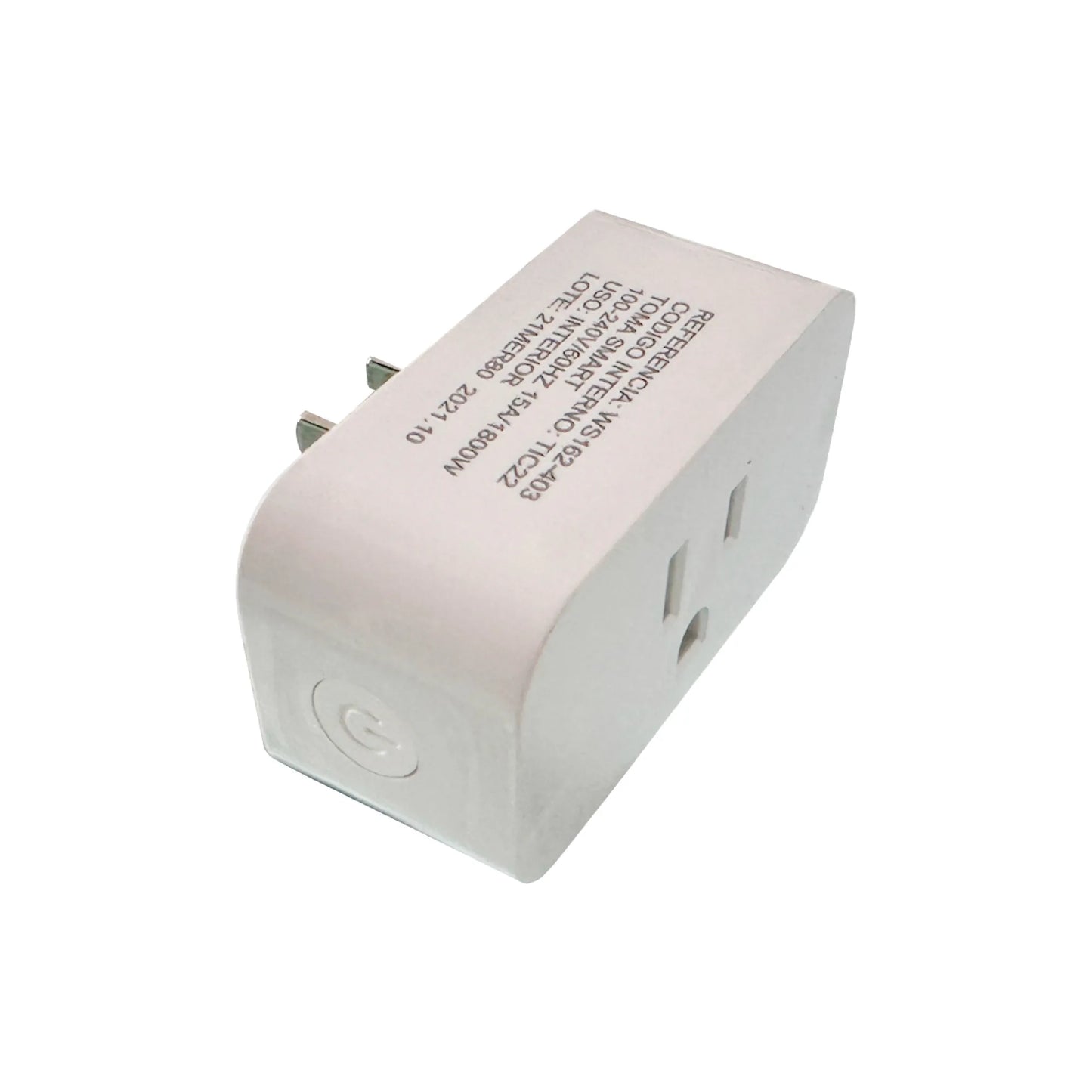 Toma Sencilla Smart Home Cuadrada 15A Wifi