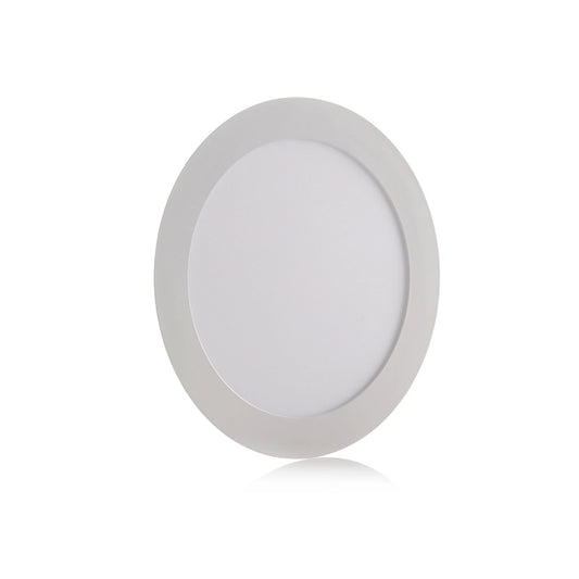 Panel LED Redondo de Incrustar 12W Luz Blanca