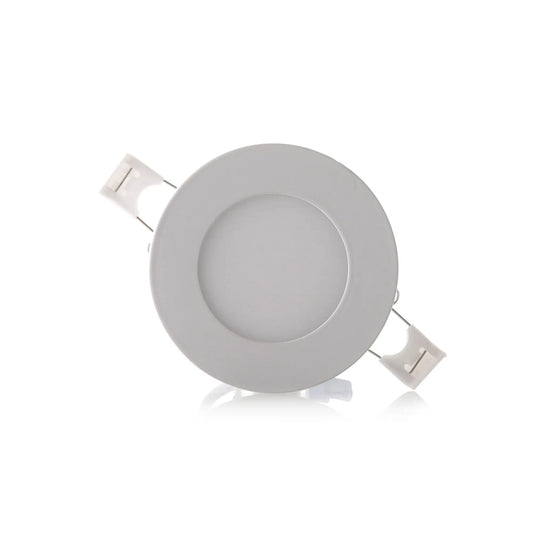 Panel LED Redondo de Incrustar 3W Luz Calida