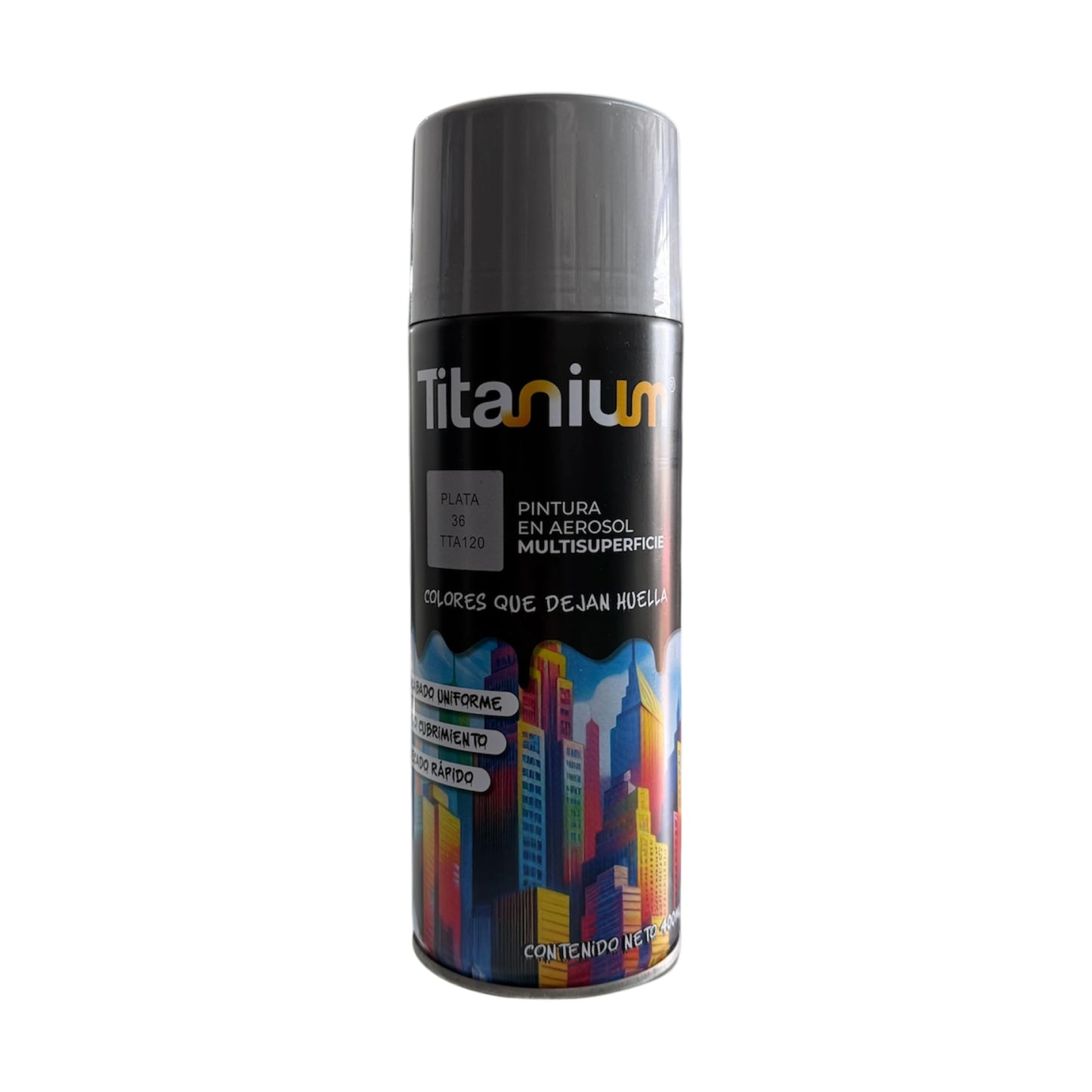 Aerosol Titanium Plata